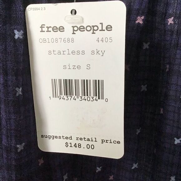 - Free People Thalia Embroidered Blouse - Picture 8 of 8